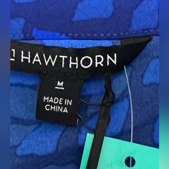 41 HAWTHORN - WOMEN'S SHEER BLUE JACQUI TOP BLOUSE - SIZE MEDIUM NWT - Picture 5 of 6